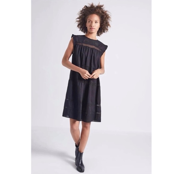 Current/Elliott Dresses & Skirts - Current Elliott Linen and Lace Shift Dress